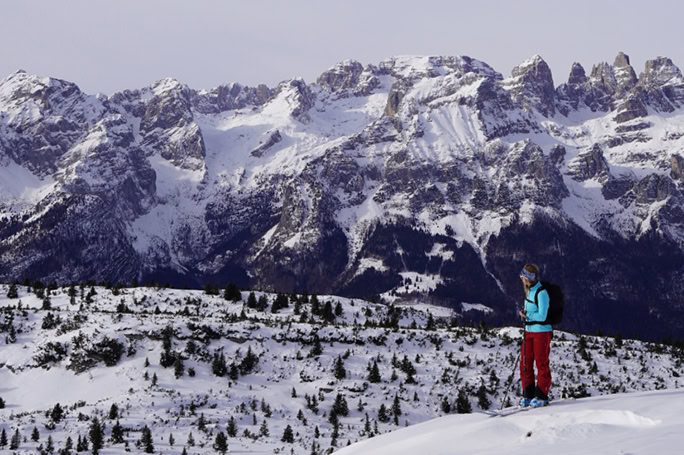 ciaspolata in quota andalo